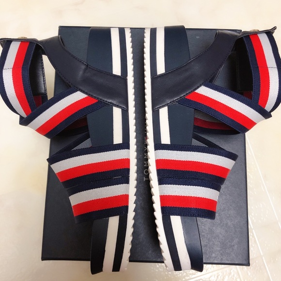 tommy hilfiger belgian wedge sandal